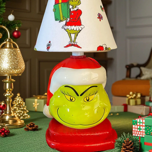 Bring Holiday Mischief to Your Space: The Grinch Christmas Table Lamp