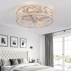 18-inch  Vintage Caged Ceiling Fan Light (Bulb Not Included) - view 4