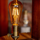Cosmos Steampunk Pipe Lamp - view 3