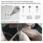 16-inch Luxury Crystal LED Chandelier - view 8