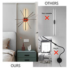 2-Pack Modern LED Wall Sconce, Minimalist Indoor Wall Light Fixtures - view 7
