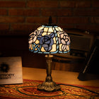 Twilight Petal Glow Tiffany Lamp - view 6