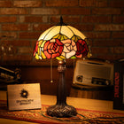 Blush Petal Harmony Tiffany Table Lamp - view 8