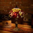 Amber Glow Harmony Tiffany Table Lamp - view 6
