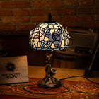 Twilight Petal Glow Tiffany Lamp - view 1