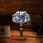 Twilight Petal Glow Tiffany Lamp - view 8