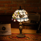 Golden Dawn Blossom Tiffany Lamp - view 8