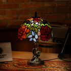Rosy Sunrise Bliss Tiffany Lamp - view 2