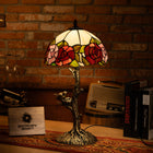 Blush Petal Harmony Tiffany Table Lamp - view 2