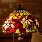 Amber Glow Harmony Tiffany Table Lamp - view 3
