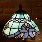 Azure Wave Bloom Tiffany Table Lamp - view 4