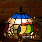 Rainbow Harmony Bloom Tiffany Lamp - view 3