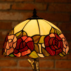 Blush Petal Harmony Tiffany Table Lamp - view 3