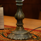 Rose Garden Glow Tiffany Table Lamp - view 7
